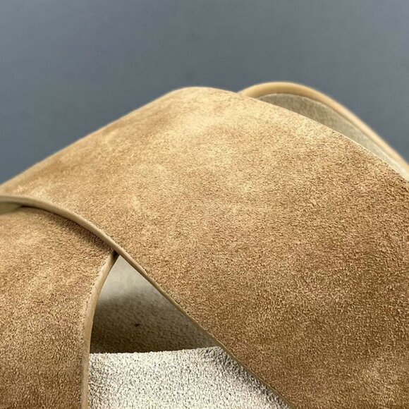 Brunello Cucinelli Slide Sandals In Suede - Picture 12 of 12